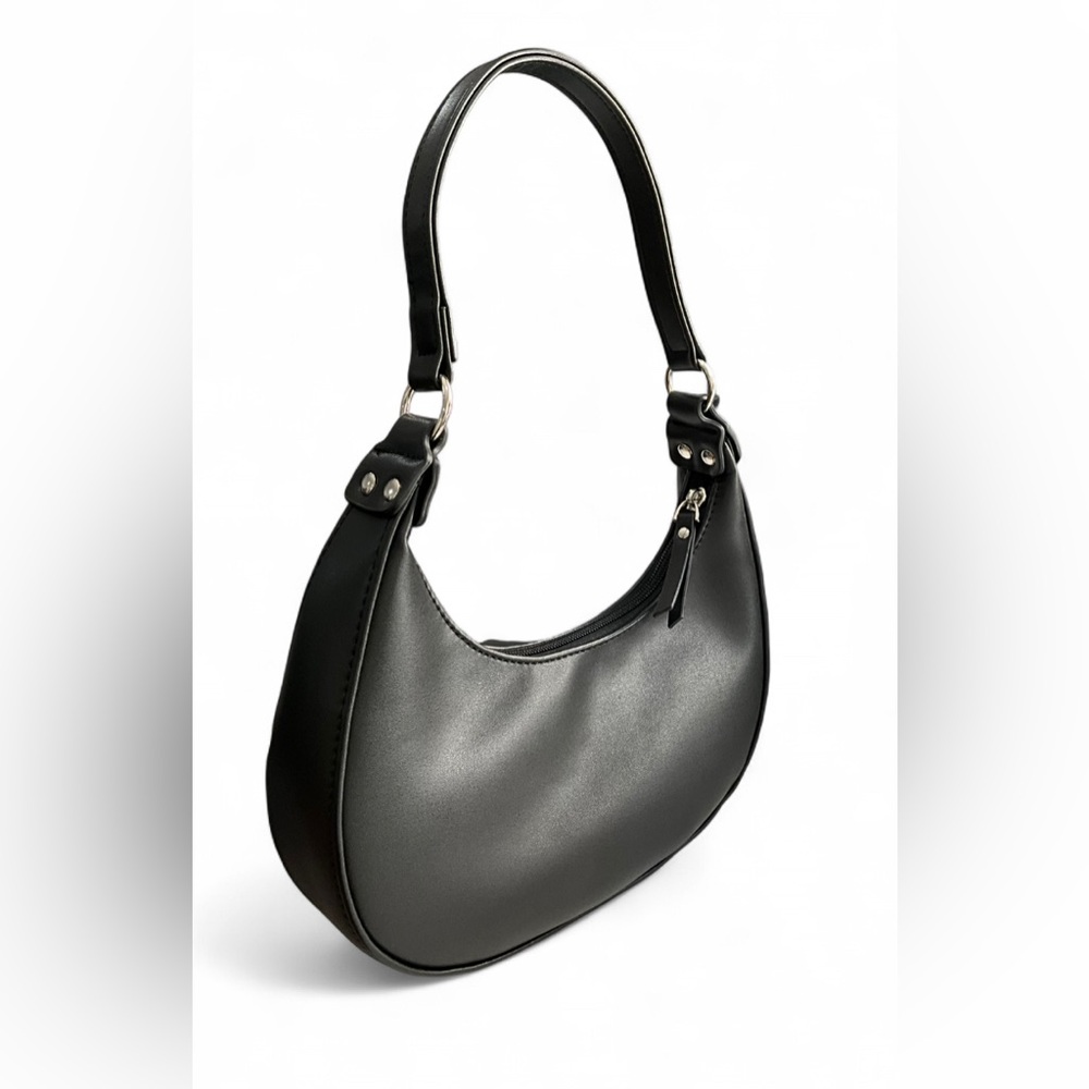 Elegant Black Shoulder Bag - Picture 6 of 9